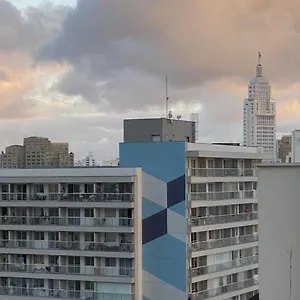 Apartamento Flat De Luxo Centro Sp Com Piscina,academia,lavanderia,garagem E Seguranca 24h